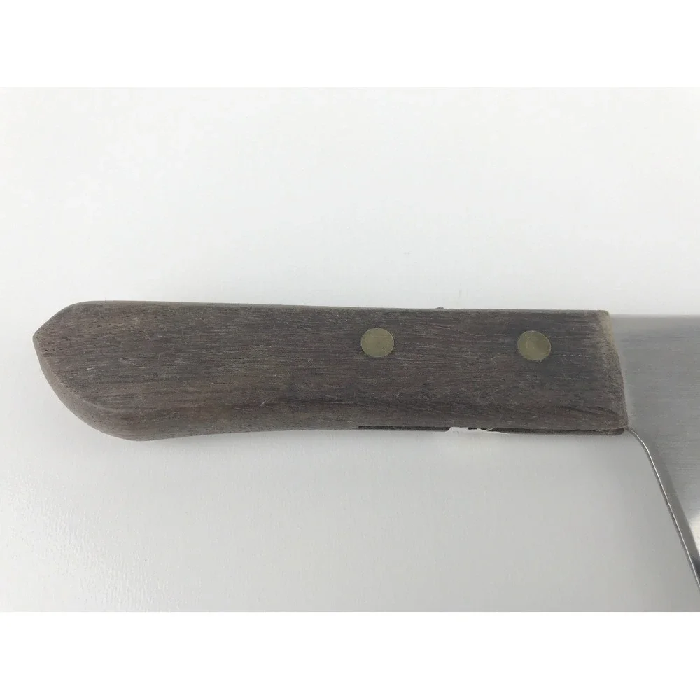 Kiwi‎ Brand Mini Cleaver Knife Chopper Thai Made Stainless Steel Wood Handle